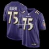 Mens Nike Jonathan Ogden Purple Baltimore Ravens Game Retired Player Jersey