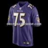 Mens Nike Jonathan Ogden Purple Baltimore Ravens Game Retired Player Jersey