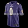NFL03cf80G05-f8f9ee Mens Nike Roquan Smith Purple Baltimore Ravens Team Game Jersey
