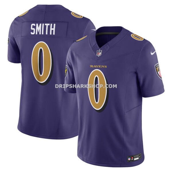 Mens Nike Roquan Smith Purple Baltimore Ravens Alternate 2 Vapor Fuse Limited Jersey