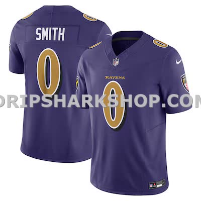 Mens Nike Roquan Smith Purple Baltimore Ravens Alternate 2 Vapor Fuse Limited Jersey