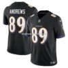 Mens Nike Mark Andrews Black Baltimore Ravens Vapor Fuse Limited Jersey