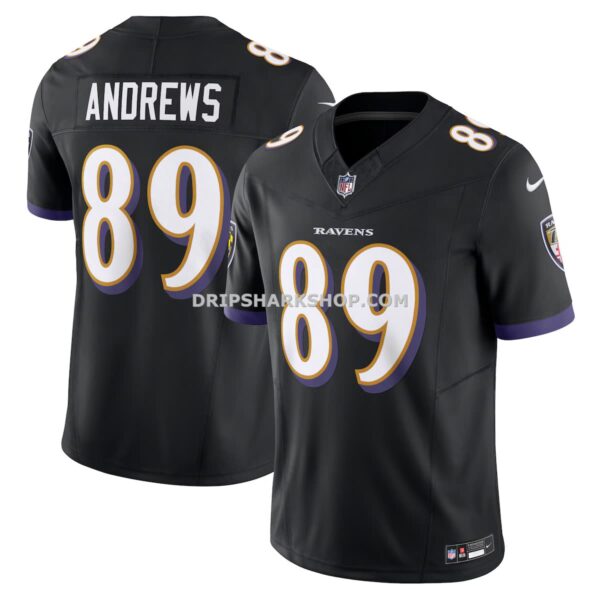 Mens Nike Mark Andrews Black Baltimore Ravens Vapor Fuse Limited Jersey