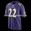 Mens Nike Derrick Henry Purple Baltimore Ravens Game Player Jersey