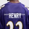 Mens Nike Derrick Henry Purple Baltimore Ravens Game Player Jersey