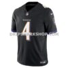 Mens Nike Zay Flowers Black Baltimore Ravens Alternate Vapor Fuse Limited Jersey