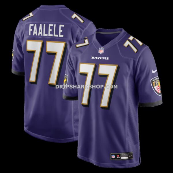 NFL03e8f2G04-9ca415 Mens Nike Daniel Faalele Purple Baltimore Ravens Player Game Jersey