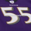 Mens Mitchell And Ness Terrell Suggs Purple Baltimore Ravens 2003 Legacy Replica Jersey