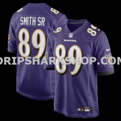 Mens Nike Steve Smith Sr Purple Baltimore Ravens Retired Player Game Jersey