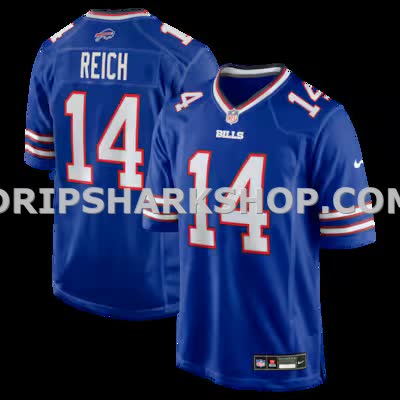 Mens Nike Frank Reich Royal Buffalo Bills Game Retired Player Jersey
