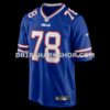 Mens Nike Bruce Smith Royal Buffalo Bills Game Retired Player Jersey