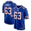 Mens Nike Austin Corbett Royal Buffalo Bills Team Game Jersey
