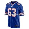 Mens Nike Austin Corbett Royal Buffalo Bills Team Game Jersey