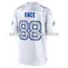 NFL04186dG06-f1df95 Mens Nike Dawson Knox White Buffalo Bills 2025 Rivalries Collection Game Jersey
