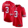 Mens Nike Damar Hamlin Red Buffalo Bills Alternate Game Jersey