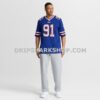 Mens Nike Ed Oliver Royal Buffalo Bills Team Game Player Jersey