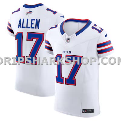 Mens Nike Josh Allen White Buffalo Bills Vapor Fuse Elite Jersey