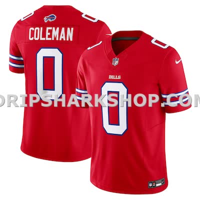 Mens Nike Keon Coleman Red Buffalo Bills Alternate Vapor Fuse Limited Jersey