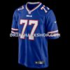 NFL04337bG05-53e258 Mens Nike Chase Lundt Royal Buffalo Bills Team Game Jersey