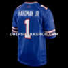 Mens Nike Mecole Hardman Royal Buffalo Bills Team Game Jersey