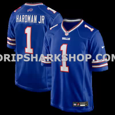 Mens Nike Mecole Hardman Royal Buffalo Bills Team Game Jersey