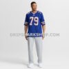 NFL043676G10-23a907 Mens Nike Ruben Brown Royal Buffalo Bills Game Retired Player Jersey