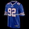Mens Nike Daquan Jones Royal Buffalo Bills Game Player Jersey