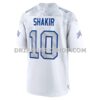 Mens Nike Khalil Shakir White Buffalo Bills 2025 Rivalries Collection Game Jersey