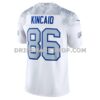 Mens Nike Dalton Kincaid White Buffalo Bills 2025 Rivalries Collection Limited Jersey