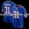 Mens Nike Maxwell Hairston Royal Buffalo Bills Game Player Jersey