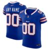 NFL044c88G04-38595b Mens Nike Royal Buffalo Bills Vapor Fuse Elite Custom Jersey