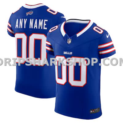 Mens Nike Royal Buffalo Bills Vapor Fuse Elite Custom Jersey