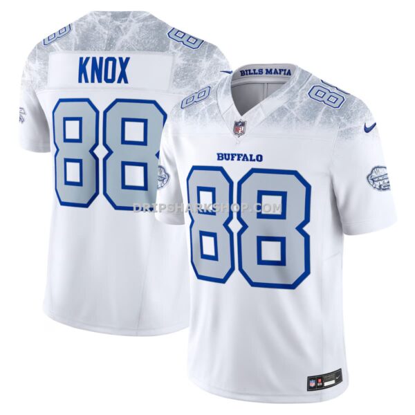 NFL044d39G04-d37137 Mens Nike Dawson Knox White Buffalo Bills 2025 Rivalries Collection Limited Jersey