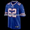 Mens Nike Sedrick Van Pran Granger Royal Buffalo Bills Game Jersey