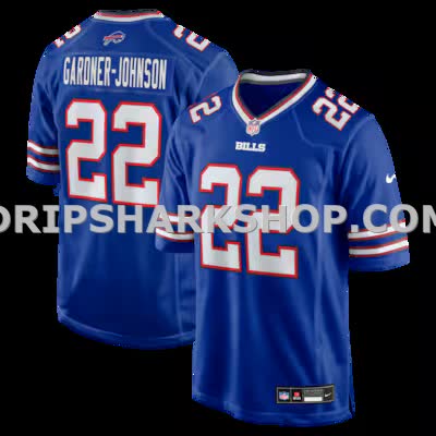 Mens Nike Chauncey Gardner Johnson Royal Buffalo Bills Team Game Jersey
