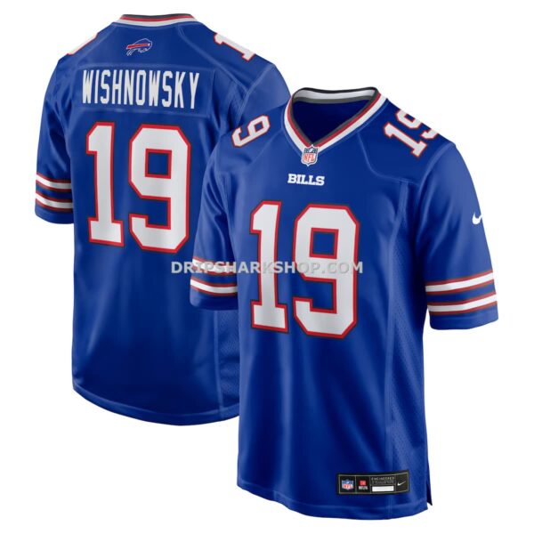 Mens Nike Mitch Wishnowsky Royal Buffalo Bills Team Game Jersey