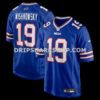 Mens Nike Mitch Wishnowsky Royal Buffalo Bills Team Game Jersey
