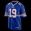 Mens Nike Mitch Wishnowsky Royal Buffalo Bills Team Game Jersey