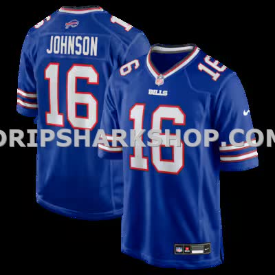 Mens Nike Xavier Johnson Royal Buffalo Bills Game Jersey