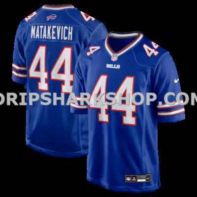 Mens Nike Tyler Matakevich Royal Buffalo Bills Game Player Jersey