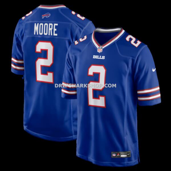 Mens Nike Dj Moore Royal Buffalo Bills Game Jersey
