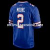 Mens Nike Dj Moore Royal Buffalo Bills Game Jersey