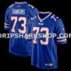 Mens Nike Dion Dawkins Royal Buffalo Bills Game Player Jersey