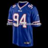Mens Nike Andrew Brown Royal Buffalo Bills Game Jersey