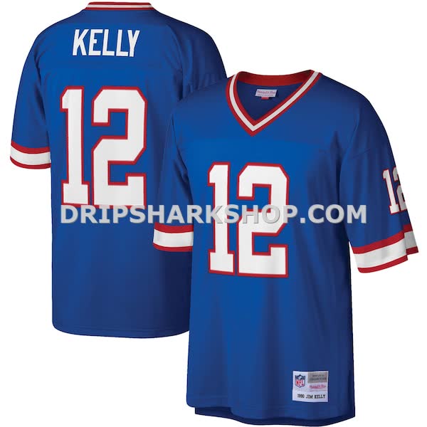 Mens Mitchell And Ness Jim Kelly Royal Buffalo Bills Legacy Replica Jersey Pi3610000
