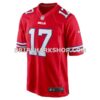 Mens Nike Josh Allen Red Buffalo Bills Alternate Game Jersey