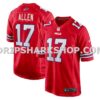 Mens Nike Josh Allen Red Buffalo Bills Alternate Game Jersey