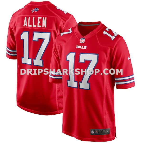 Mens Nike Josh Allen Red Buffalo Bills Alternate Game Player Jersey Pi3822000