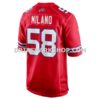 Mens Nike Matt Milano Red Buffalo Bills Alternate Game Jersey