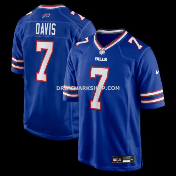Mens Nike Ray Davis Royal Buffalo Bills Team Game Jersey